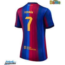 Barcelona Fermin Lopez #7 Hjemmedrakt Dame 2026-27 Kortermet